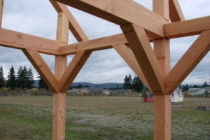 timber frame effect